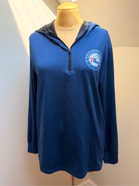 Men’s NBA Philadelphia Seventy Sixers Quarter Zip Hooded Pullover M